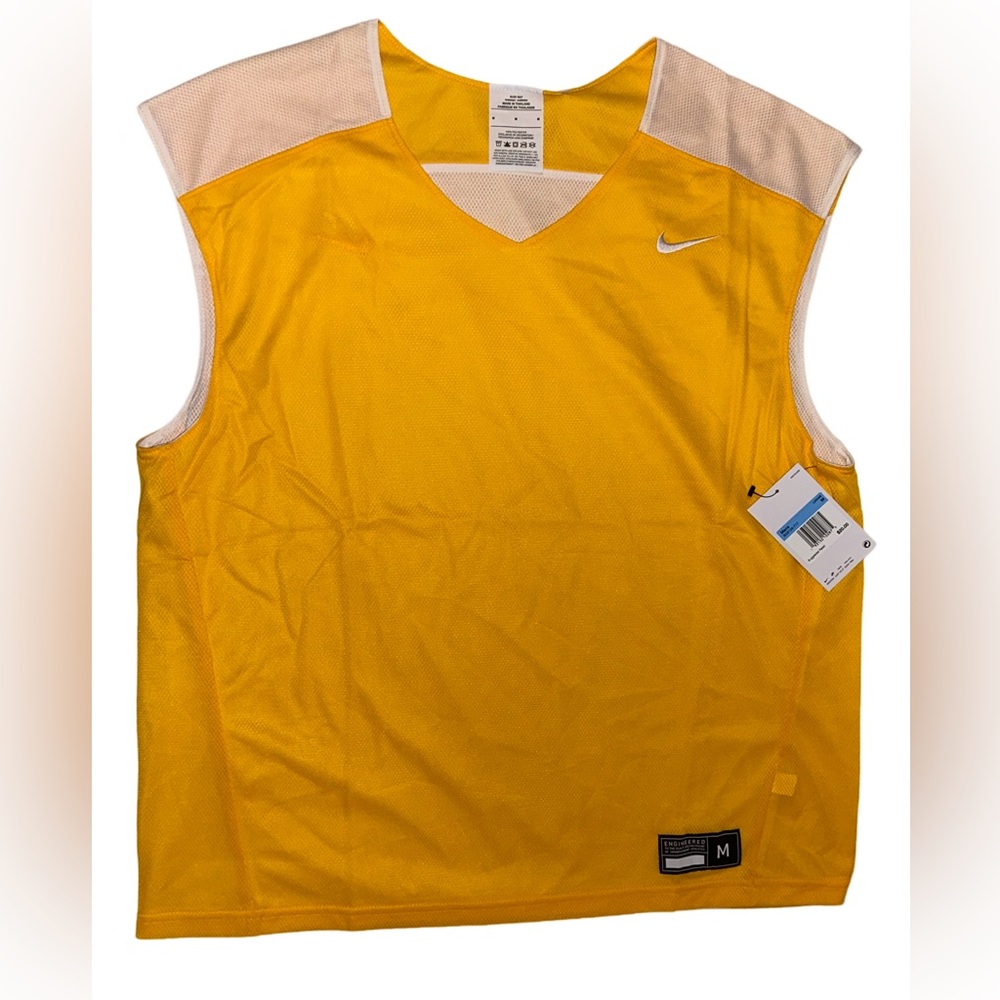 Nike Men Size Small Reversible Practice Jersey Yellow and/or White New